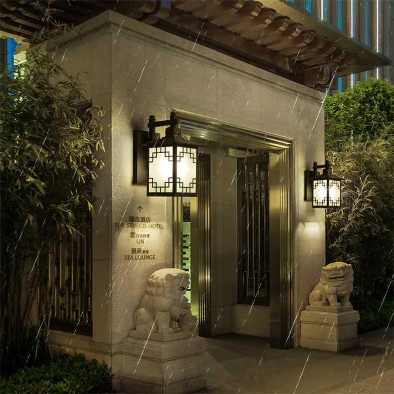 DLMH Настенные светильники на открытом воздухе бра светильник водонепроницаемый