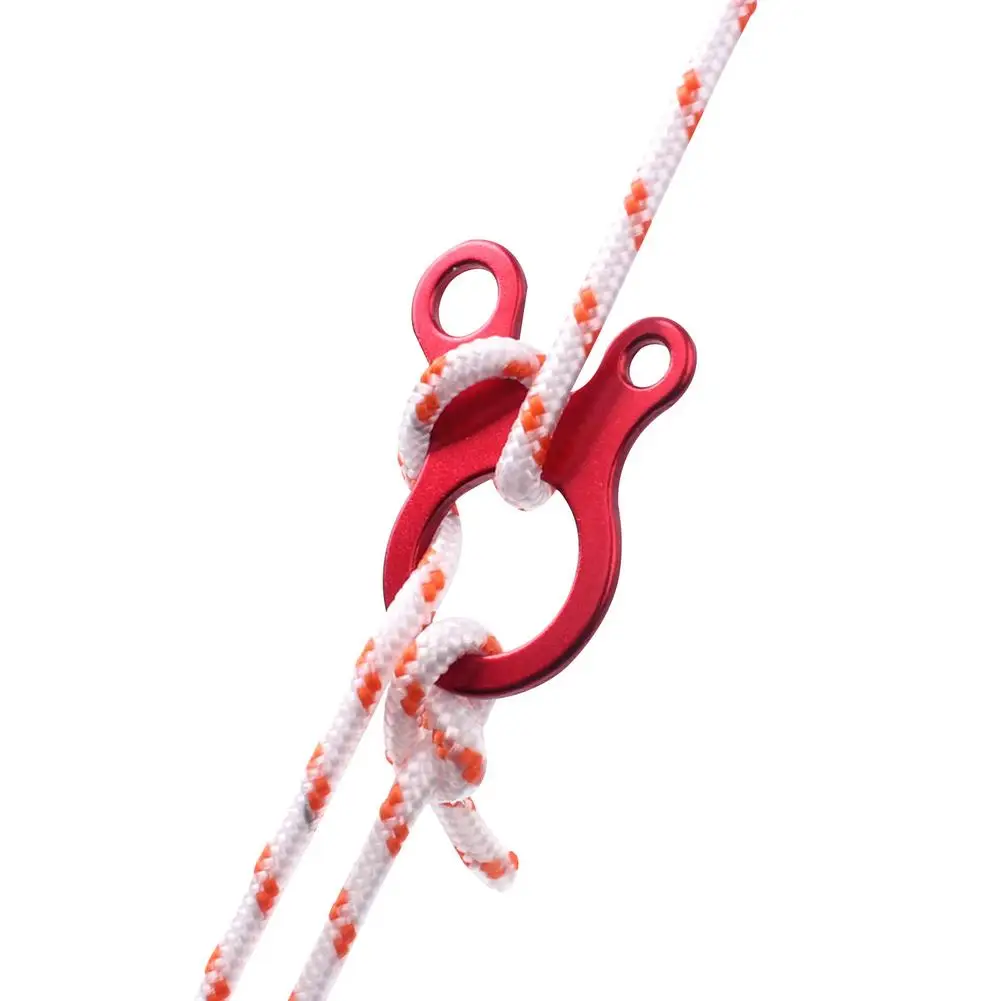 

10Pcs Windproof Buckle Clamp Set Aluminum Alloy Rope Tensioner Camping Tent Guyline Cord AdjusterAwning Tarp Fixed Clips