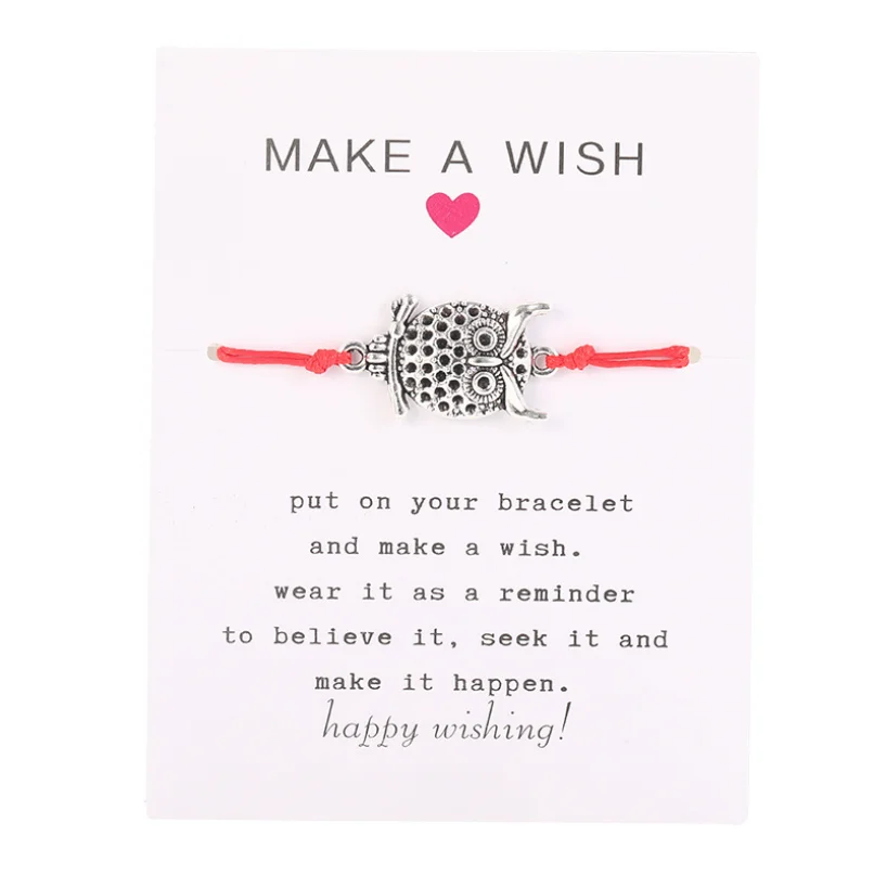 Браслет из сплава с надписью Make a Wish | Украшения и аксессуары