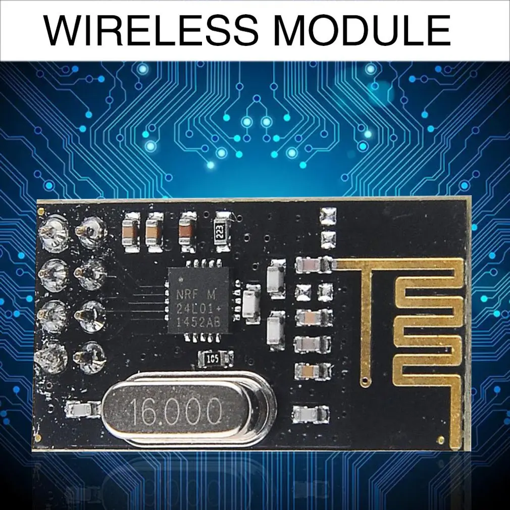 10 шт. Nrf24L01 + 2 4 ГГц беспроводной Радиочастотный приемопередатчик Новый модуль