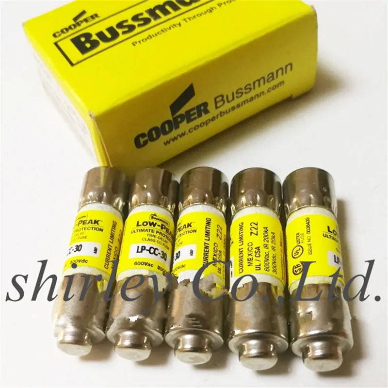 100% Новые оригинальные импортные плавкие предохранители 10X38 буссманн 2 600 В 10*38 мм