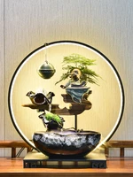 flowing water makes money rockery fountain circulating water decoration landscape feng shui wheel zhaocai indoor transfer