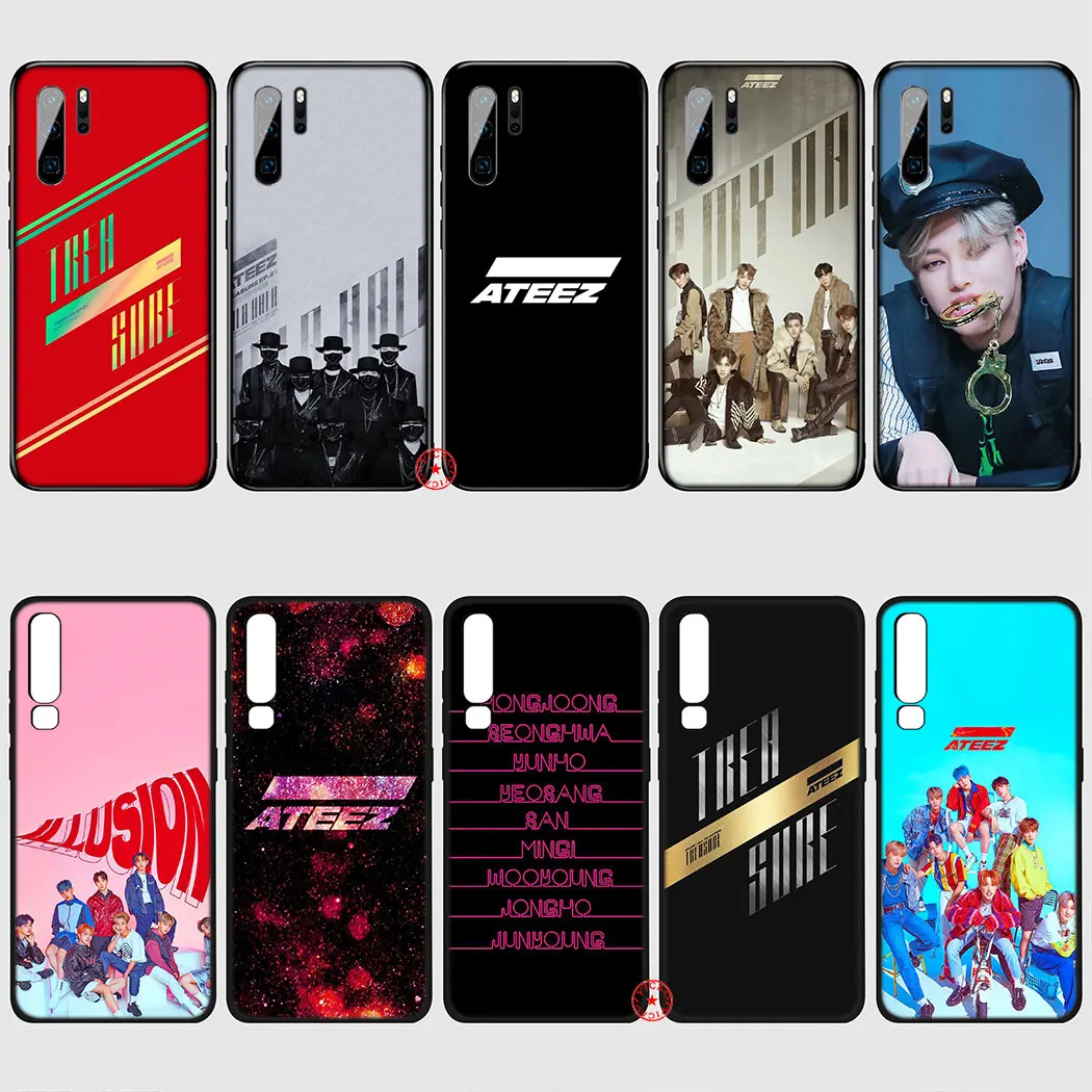Популярный Мягкий силиконовый чехол ATEEZ Kpop для телефона Huawei P Smart Plus Z P30 P20 P10 P9 Lite Pro