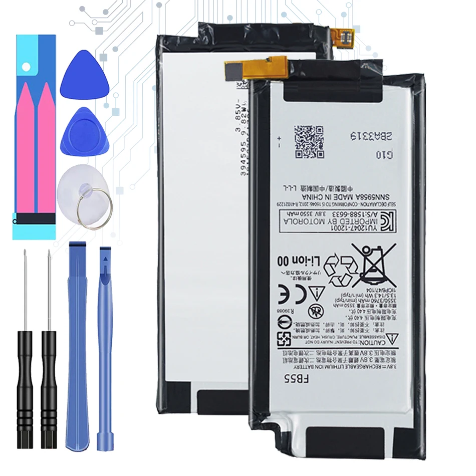 Сменный аккумулятор FB55 3760 мА · ч для Motorola Droid Turbo 2 Moto X Force XT1580 XT1581 XT1585 FB 55 | Мобильные