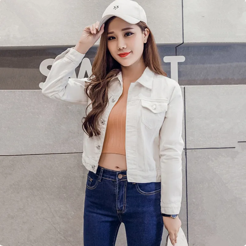 Джинсовая куртка UHYTGF для женщин милая джинсовая девушек на весну и осень
