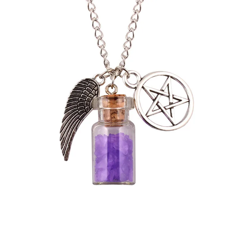 Колье-чокер Wishspace с подвеской в виде цветов флаконов для духов желаний цепочек