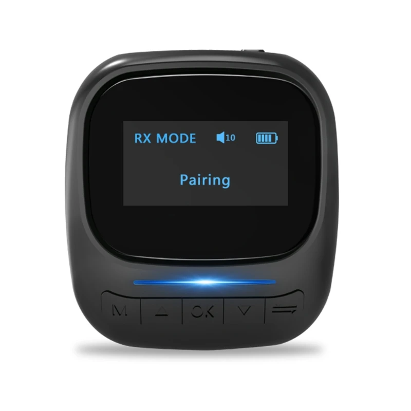OLED Bluetooth 5 0 аудио приемник передатчик 3 мм AUX Jack стерео адаптер aptX|Адаптеры и брелки