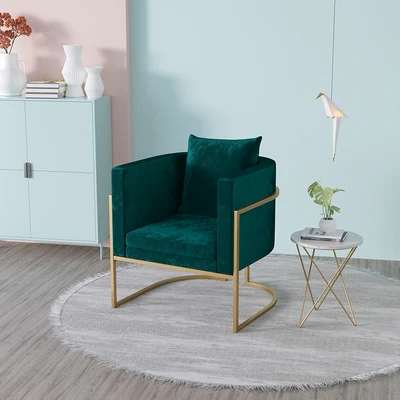 Диван одноместный диван современный модный дизайн ногтей магазин одежды кованый