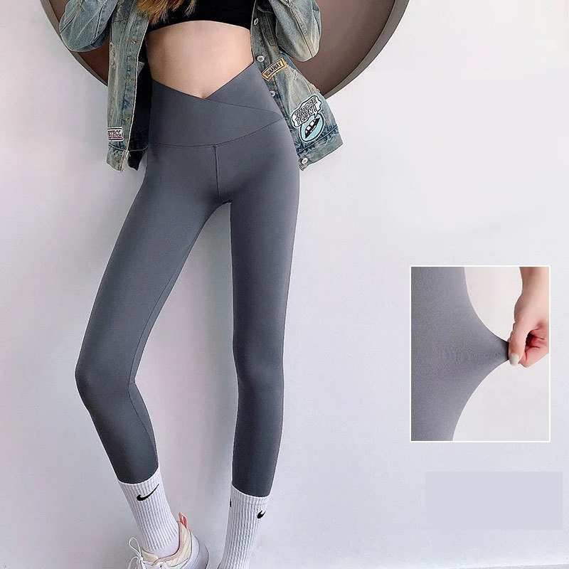 

New Thick Velvet Yoga leggings Stretchy High Waist tights pantyhose Hip lift femme sexy panty rajstopy women thermal underwear