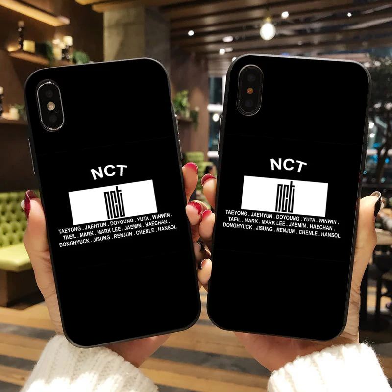 Чехол для телефона NCT 127 Kpop Boy group мягкий силиконовый чехол iPhone X XR XS MAX 8 7 6 6S PLUS KPOP k.a.r