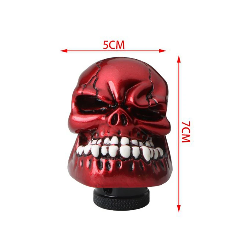 

Universal Skull Gear Rod Head For Automobile Manual Transmission Automotive Interior Accessories TD326
