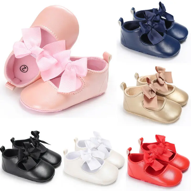 

Emmababy Spring Autumn Toddler Baby Girl Prewalker Shoes Kids Girls Flats Shoes Princess Party Shoes Fuax leather Hollow Out Bow