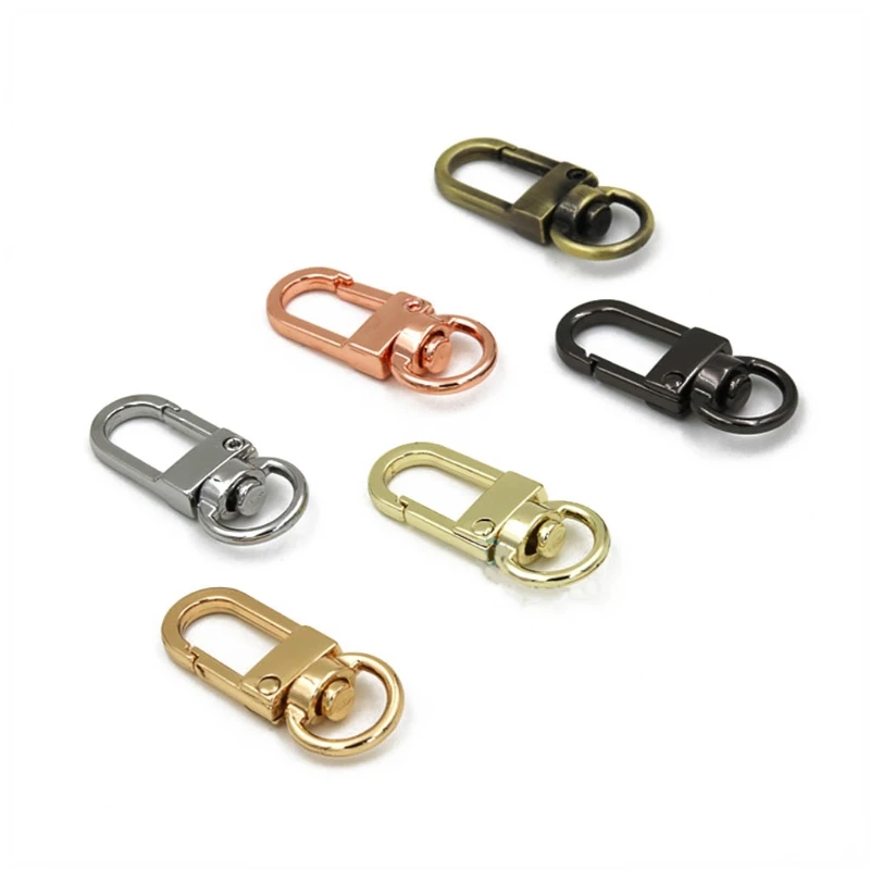 

10pcs Metal Bag Buckle Handbag Strap Chain Clasps Lobster Swivel Snap Hook