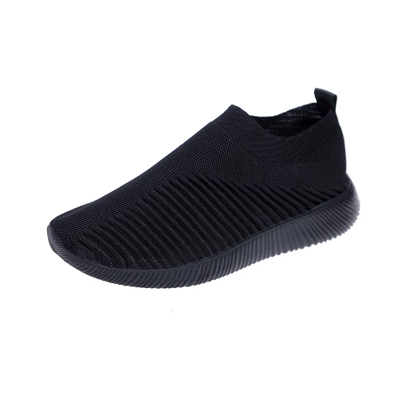 

Spring Shoes Women Sneakers Mesh Soft Female Sock Knitted Vulcanized Shoes Casual Slip on Ladies Flat Women's Footwear