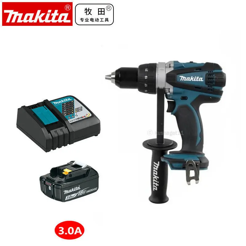 Makita DDF458 DDF458Z DDF458RME LXT 18 в литий ионный беспроводной мобильный сверхмощный дрель