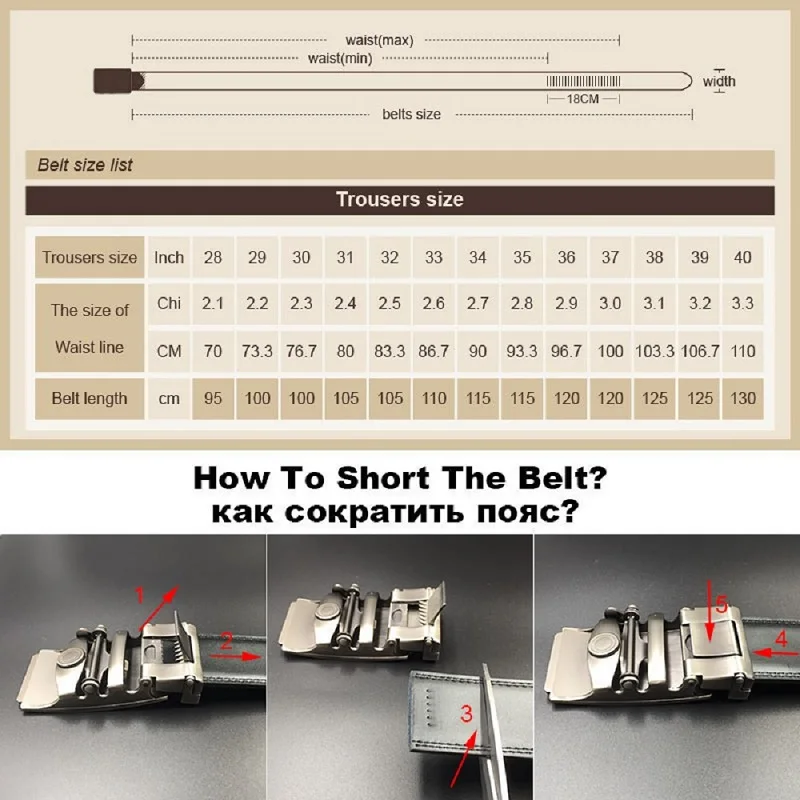 

High Quality Cowhide genuine Leather Belt For Men 3.5cm width Mens Automatic Buckle Brand Luxury Black Gray mens belts