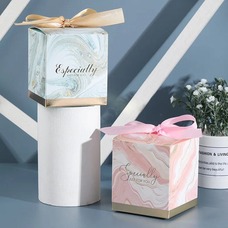

Wedding Candy Gift Box Marbling Candy Boxes Wedding Favors For Party Favors Package Bags Baby Shower Chocolate Party Supplies