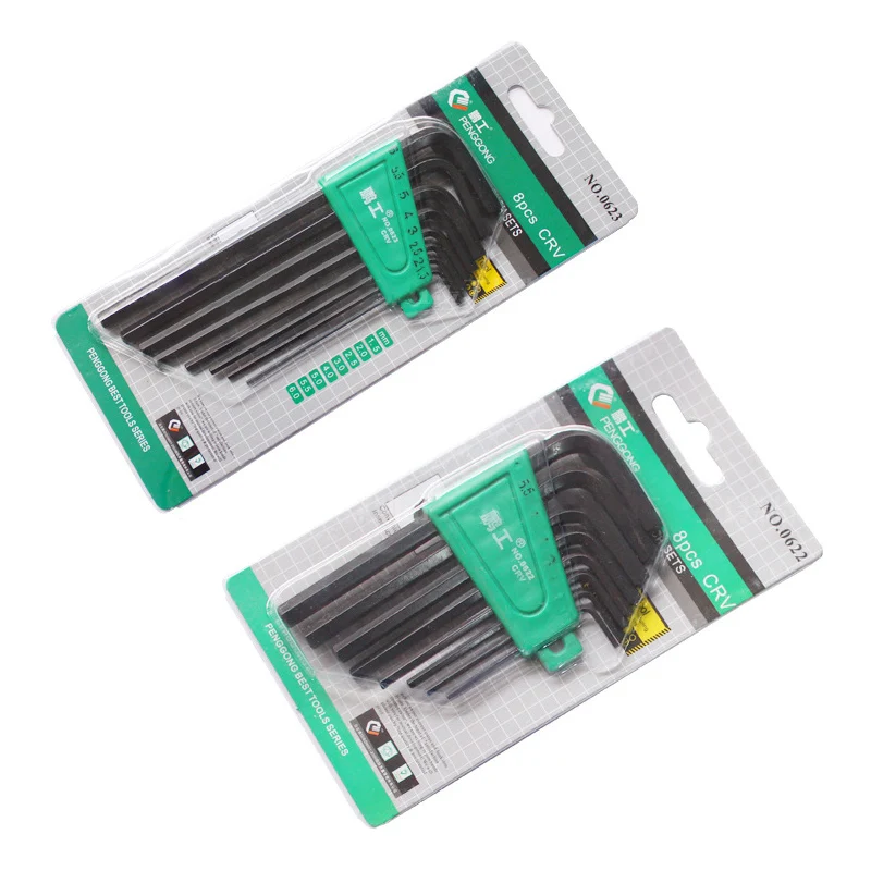 8 шт./компл. шестигранный ключ гаечный l ручка винты аппаратный для ремонта