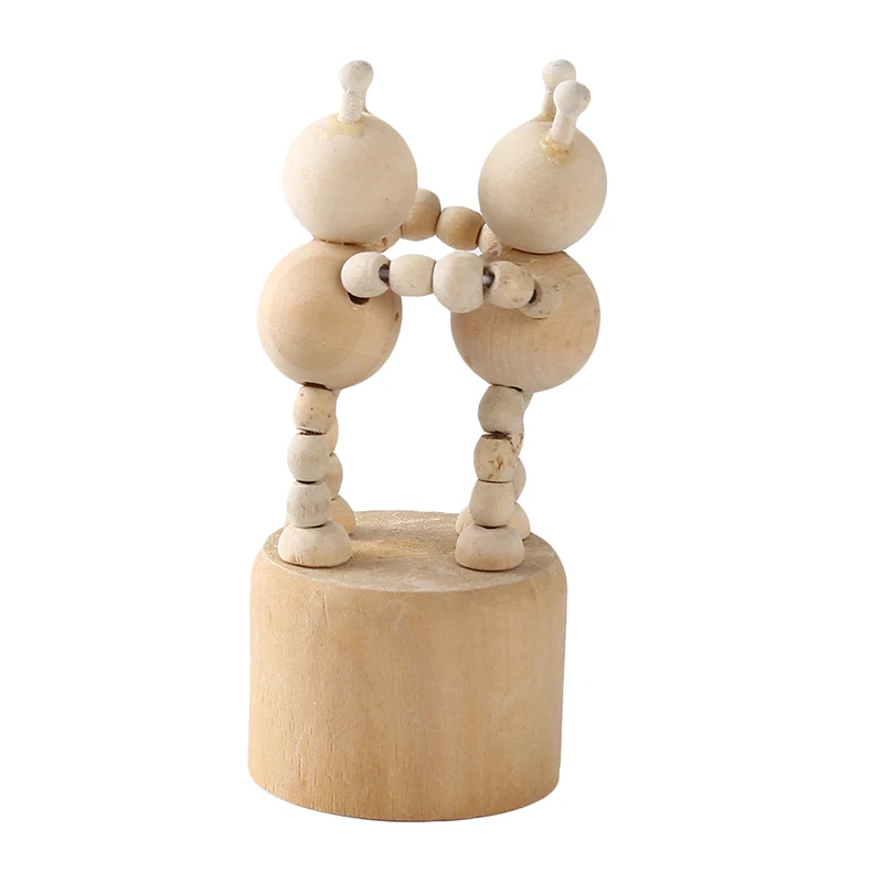 

Wooden Dolls Puppy/people Unfinished Wood DIY Craft For Paint Stain Ornament Decorations Baby Kids Handmade educational toys