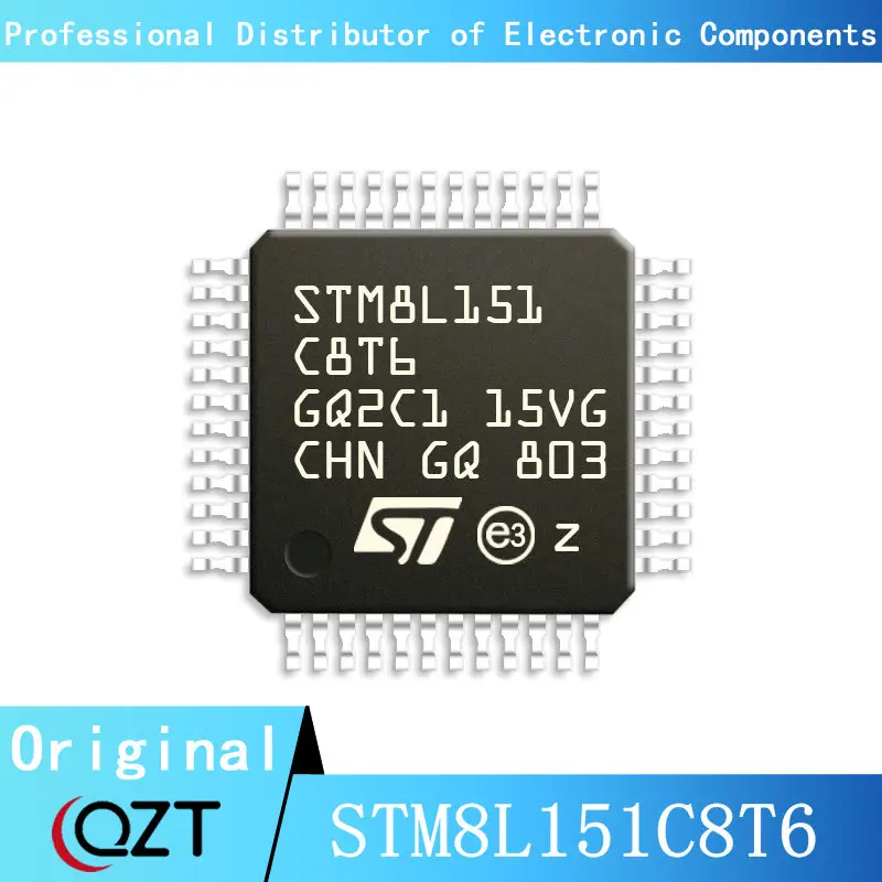 Микроконтроллер STM8L151 STM8L151C8 STM8L151C8T6 10 шт./лот | Электронные компоненты и