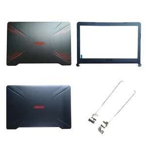 new laptop lcd back cover front bezel hinges for asus fx80 fx80g fx80gd fx504 fx504g fx504gd 47bkllcjn70 47bkllcjn08 48bkllbjn30 free global shipping