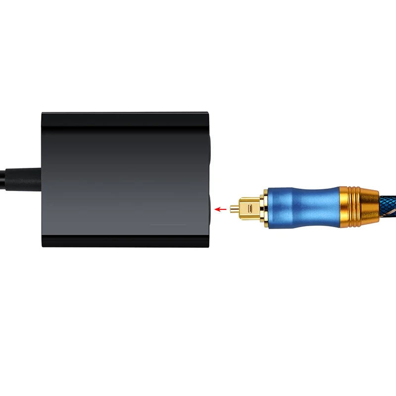 Цифровой оптический аудио сплиттер SPDIF 15 см адаптер кабеля 2 сторонний