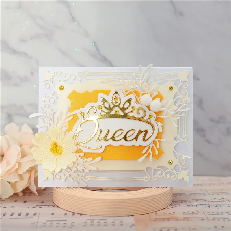 InLoveArts King Queen Letter Dies Crown Word Metal Cutting New 2020 Card Making Scrapbooking Embossing Cut Craft Die | Дом и сад
