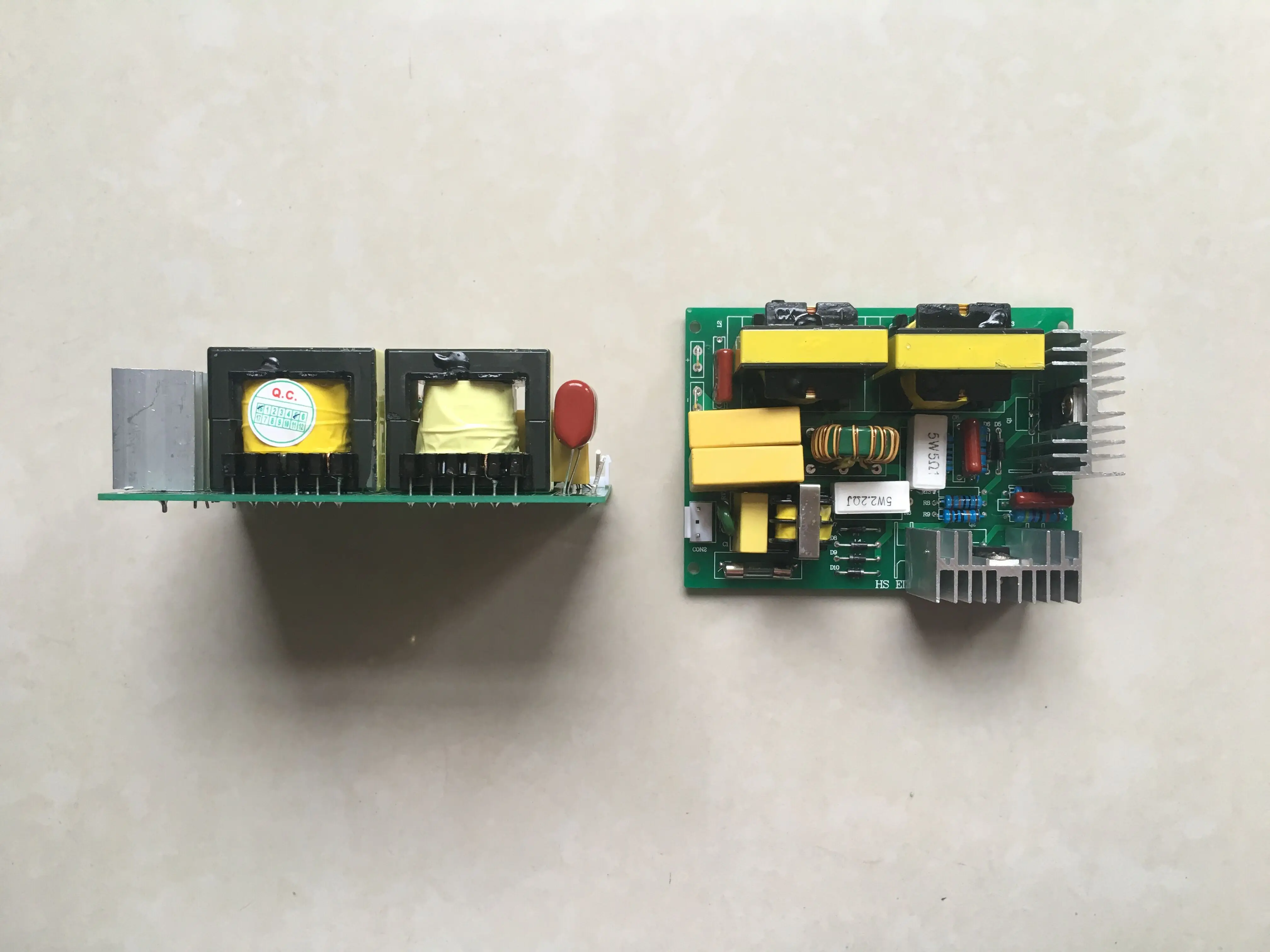 The main board of the ultrasonic cleaner is 120W high power PCB driver board. | Counters