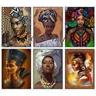 Алмазная живопись, алмазная вышивка, картина 5d, египетская королева, Африка, индейцы, женщины, Алмазная мозаика, картина