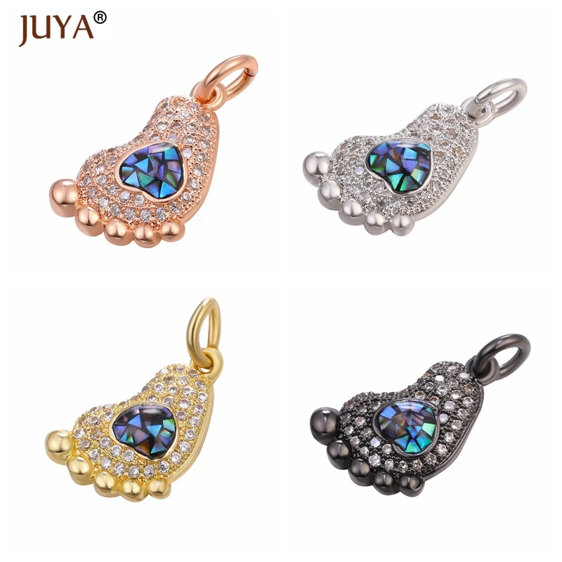 JUYA подвески для рукоделия кулон Ювелирные изделия счастливый циркон сердце