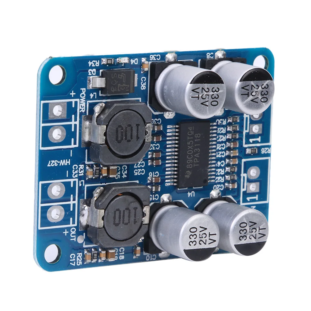 TPA3118 PBTL Mono DC8-24V 60 Вт цифровой аудио усилитель плата AMP модуль чип TPA 3118 звука |