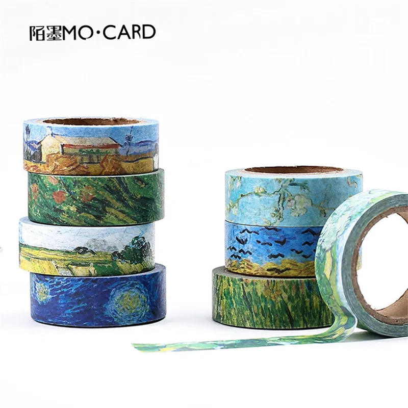 

Декоративная Маскировочная лента Van Gogh для творчества, скрапбукинга, школьные и офисные принадлежности