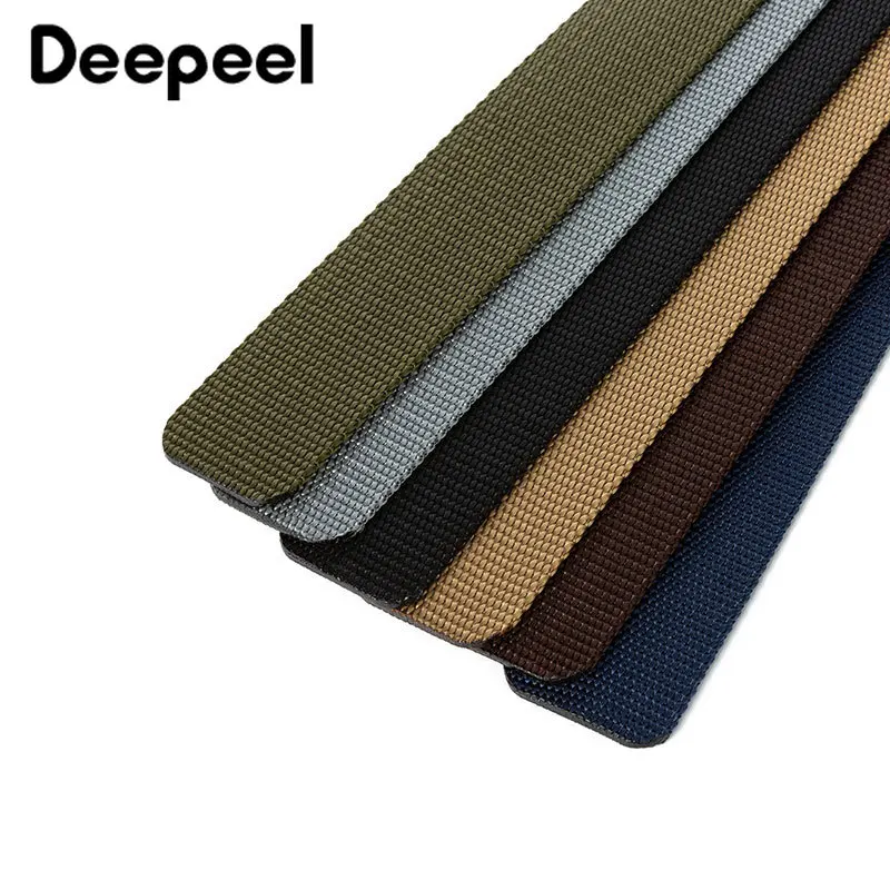 Deepeel 1 шт. 3.8X110 140 см нейлоновые лямки ремня плетения из плотной ткани без пряжки