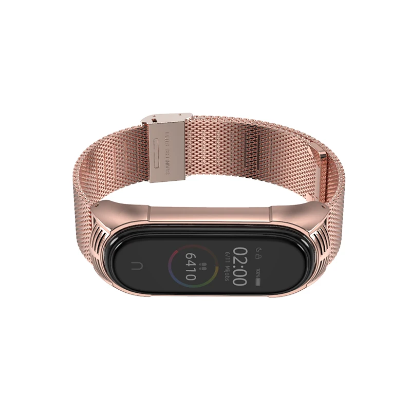 Mi lanese ремешок для Xiaomi mi Band 4 correa mi Band 4 ремешок mi band 3 ремешок TF стиль умный ремешок для часов металлический браслет аксессуары