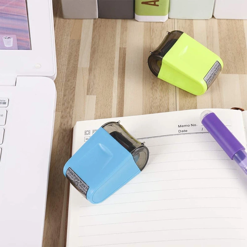 

2 Pcs Identity Prevention Theft Stamp Identity Protection Guard Roller Stamp Wide Rolling Security Stamp