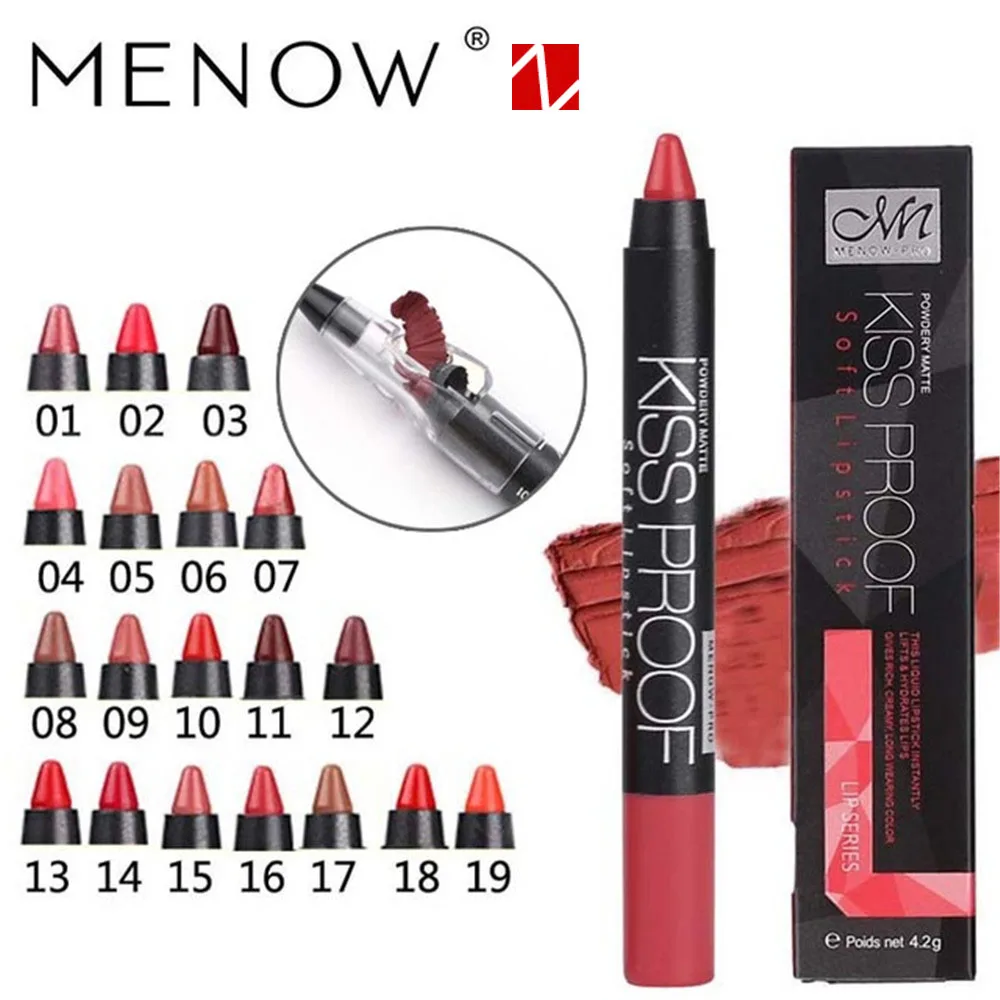 1 шт. водостойкая точилка для помады 19 цветов| |