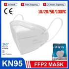 10-100 шт., многоразовые маски для лица, с фильтром