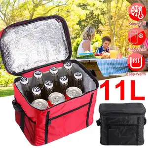 Толстая Складная Водонепроницаемая нейлоновая сумка для завтрака, 11 л, сумка-холодильник для стейка, теплоизоляционная сумка, изоляционная упаковка для льда
