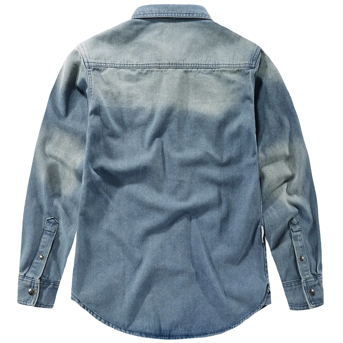 Denim Casual Male Shirt Men's Long Sleeve Shirts 2022 Spring Fashionable Social Clothing Outdoor Sports Work Clothes Vintage Top