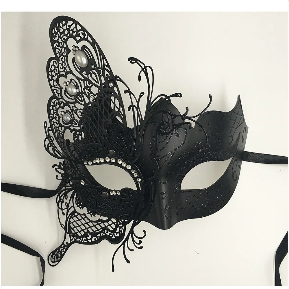 

Halloween Masquerade Party Metal Diamond Princess Fun Mask