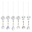 Ловец Солнца, Хрустальный Ловец света, Ловец ручной работы, Светильник Жизни, световой шар, кленовый лист, подвеска, Ловец Солнца, призма, Радужный изготовитель