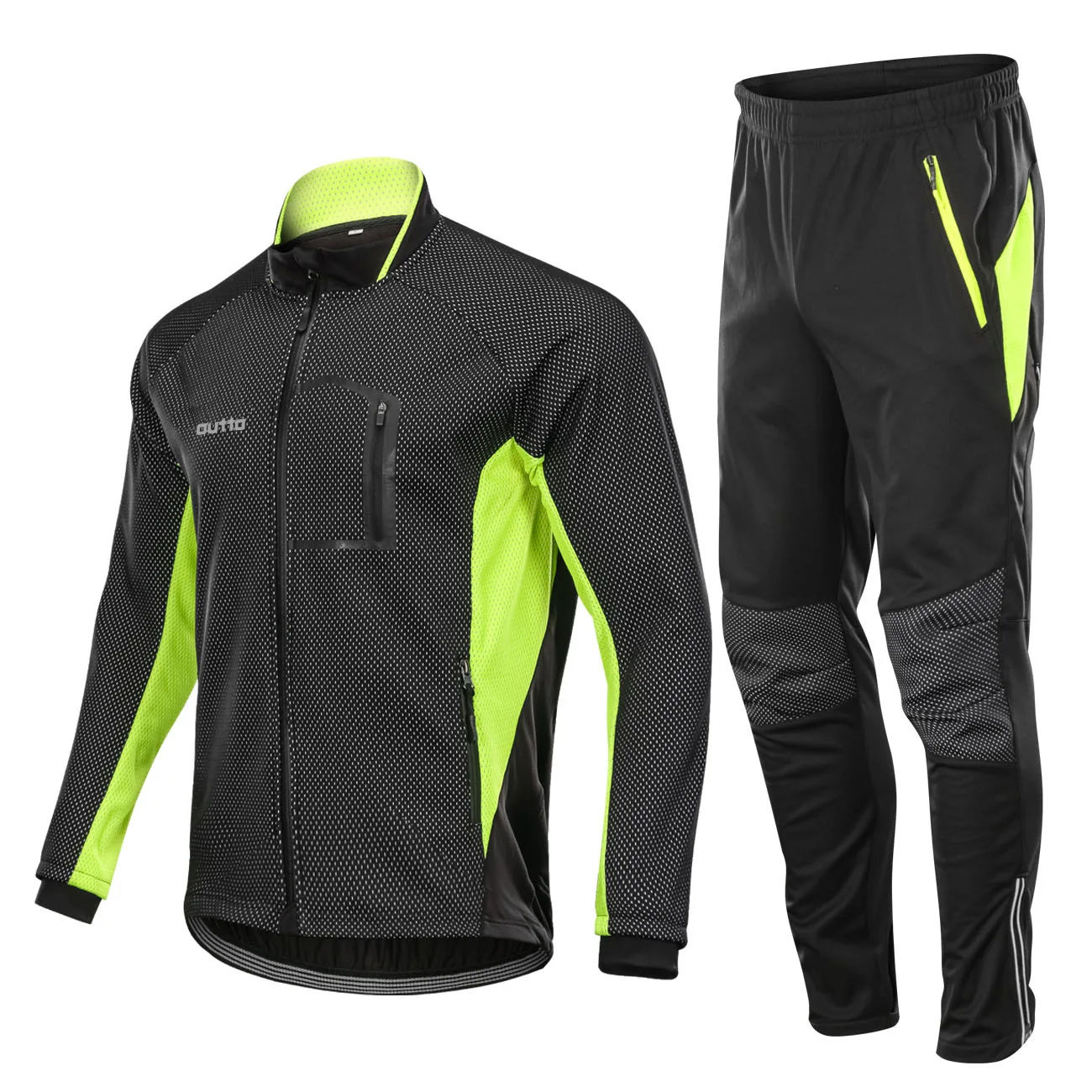 

Outdoor Winter Men Cycling Sets Long Sleeve Warm Full Zipper High Quality Waterproof Windproof Thermal Man Mountain Bike Clothes