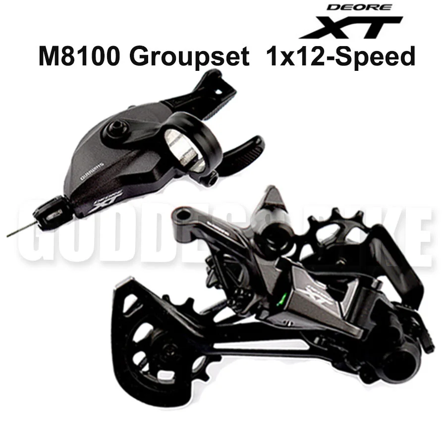 

Shimano DEORE XT M8100 Groupset Mountain Bike Groupset 1x12-Speed original SL + RD M8100 Rear Derailleur m8100 Shifter Lever