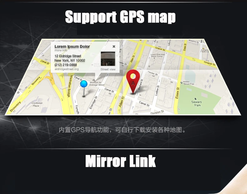 Автомобильный MP5 плеер 2 Din с GPS навигацией 7 дюймов HD Bluetooth стерео радио FM