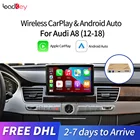 LoadKey  Carlinkit Беспроводной декодер для автомобиля, Android, Apple Carplay, для Audi A8, мультимедийная смарт-приставка, Поддержка AirPlay Map, музыкальный комплект