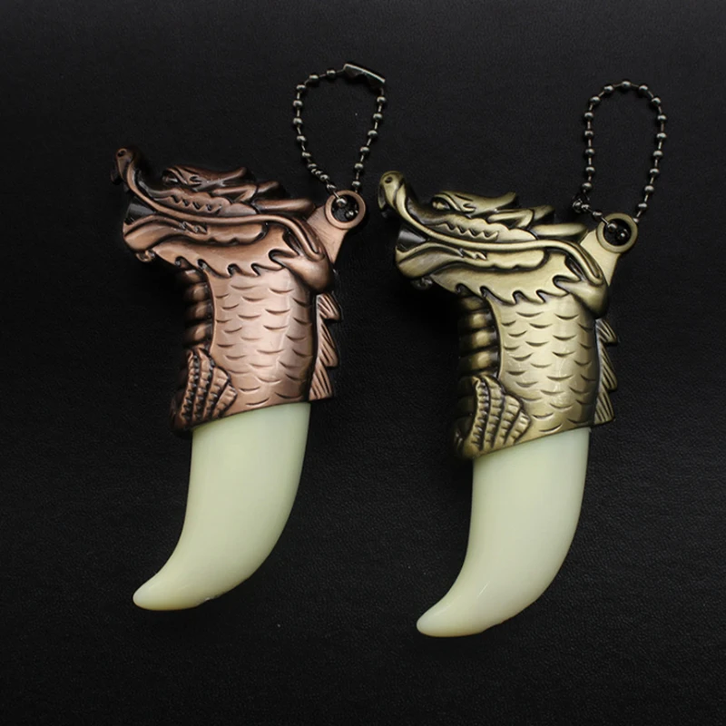 1 шт. Творческий фонарь брелок зажигалка для ключей ветрозащитный бутан факел