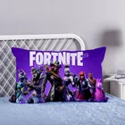 Чехол для подушки Fortnite в стиле аниме Fortnight, чехол для подушки с мультипликационным рисунком, плюшевая наволочка для подушки, украшение для детской комнаты, подарок на день рождения, напечатанный рисунок