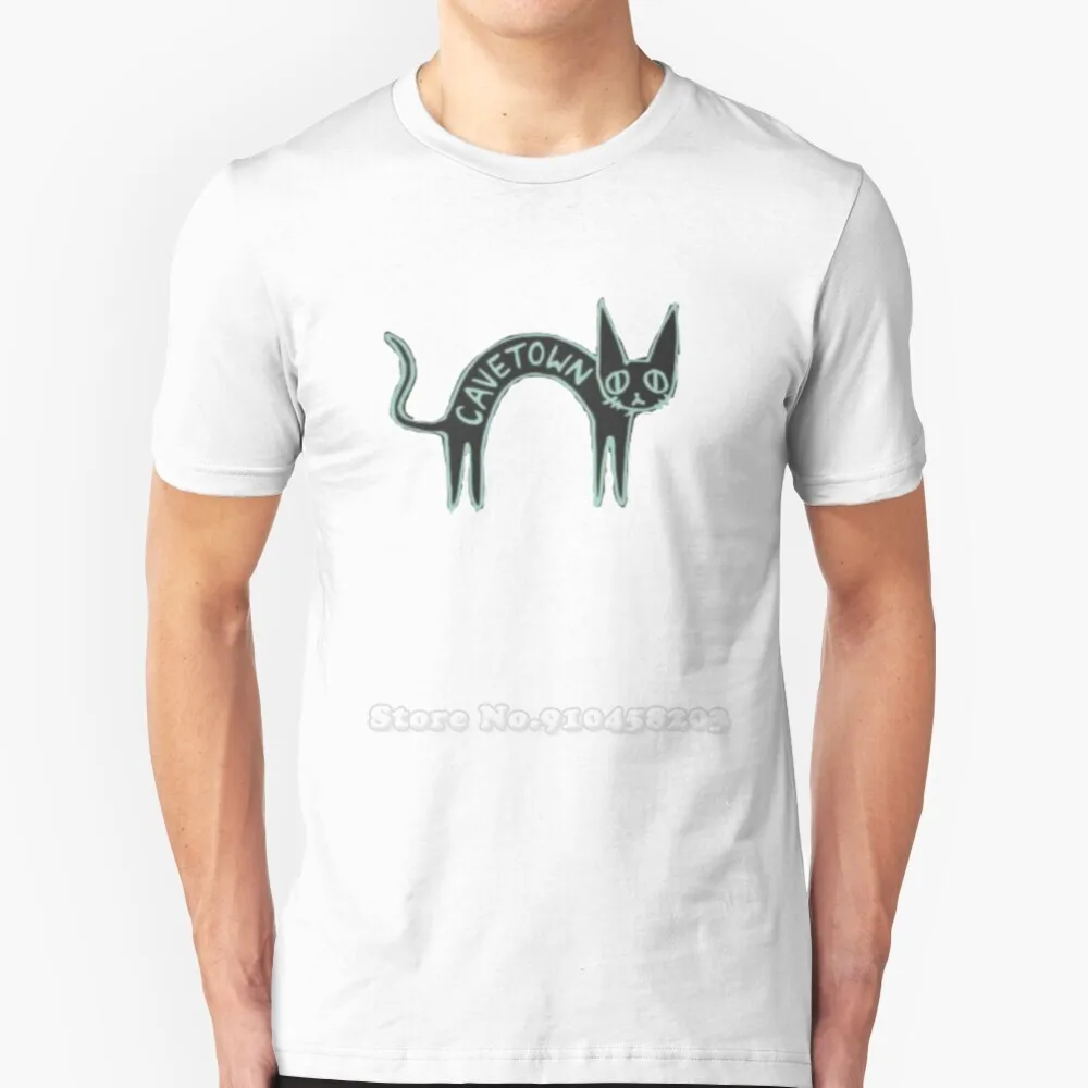 Cavetown дизайном Кошечка футболка с коротким рукавом летняя Для мужчин Streetswear это