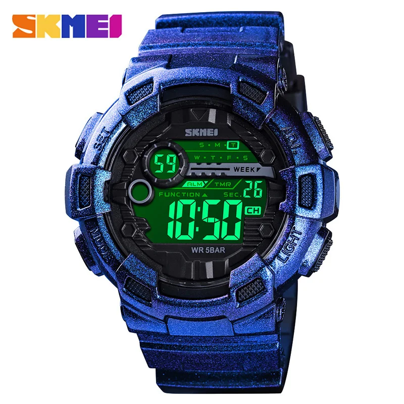 

Sport Watch 50M Waterproof Digital Watch Men Fashion Led Light Stopwatch Wrist Watch Men's Clock Reloj Hombre SKMEI montre homme