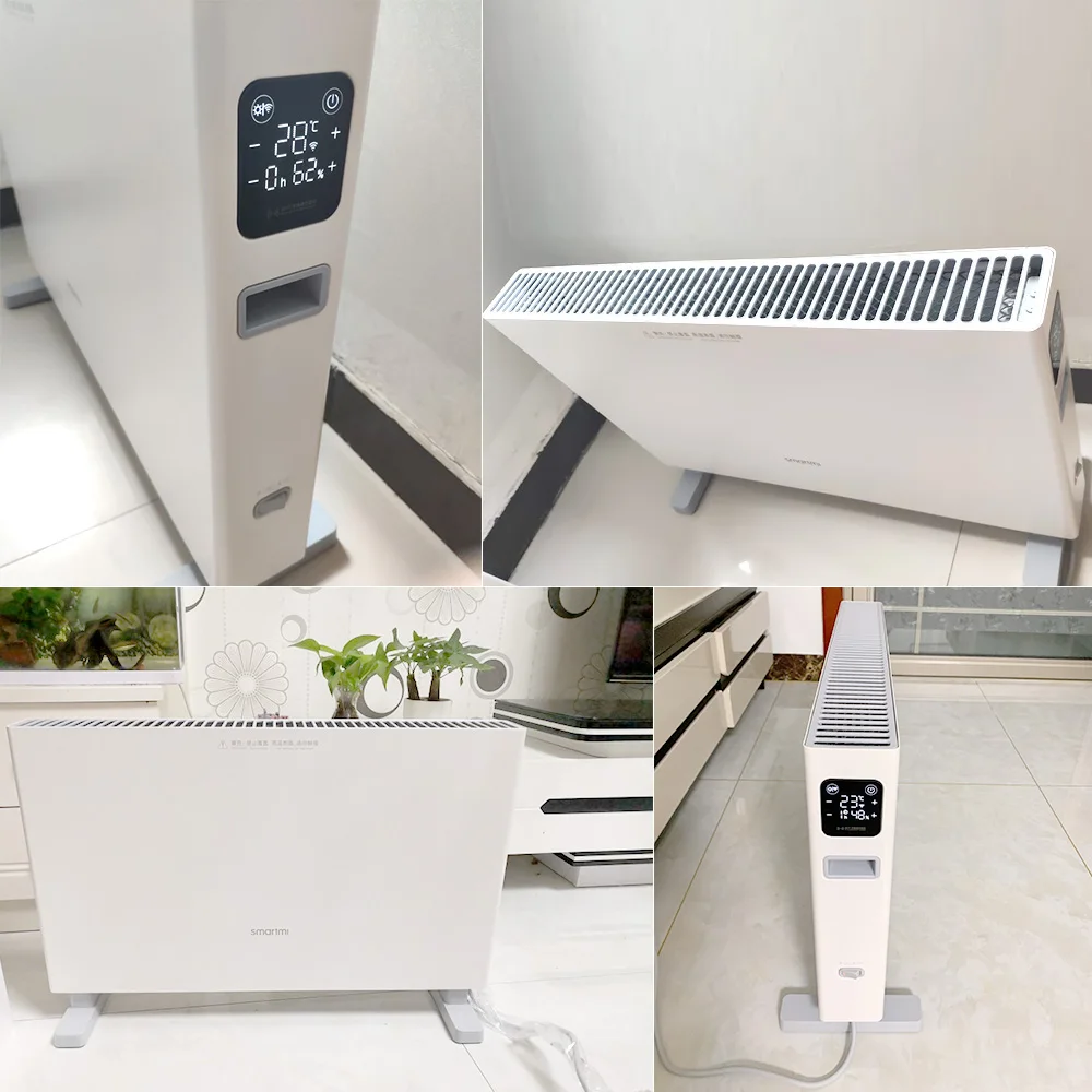 

New Smartmi Electric Heater 1S Smart Version Fast Handy Heaters For Home Room Fast Convector Fireplace Fan Wall Warmer Silent